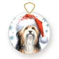 Tibetan Terrier Christmas ornament