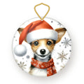 Toy Fox Terrier Christmas ornament