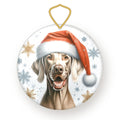 Weimaraner Christmas ornament