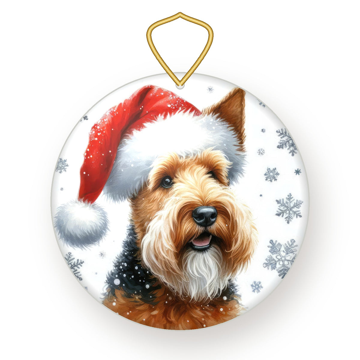 Welsh Terrier Christmas ornament