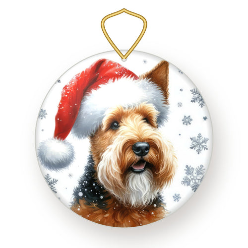 Welsh Terrier Christmas ornament