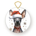 Xoloitzcuintli Christmas ornament
