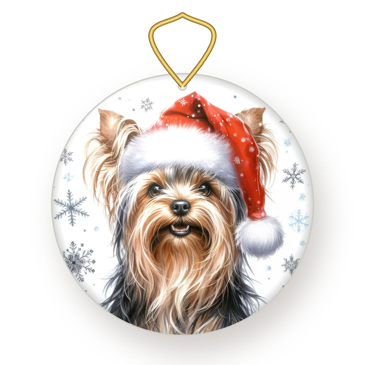 Yorkshire Terrier Christmas ornament
