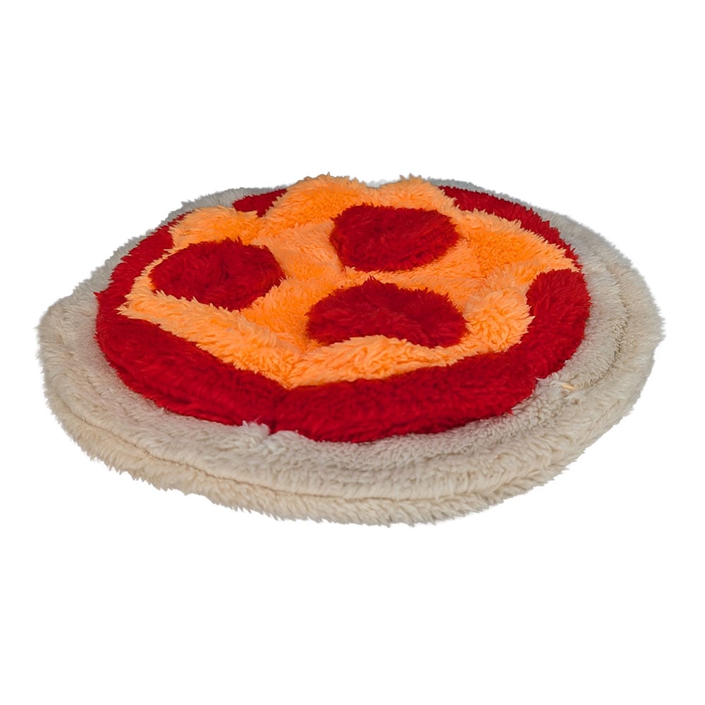 Cycle Dog Duraplush Soft Flying Pizza dog toy, side view