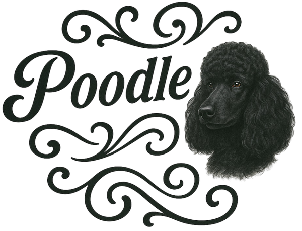 Poodle Portrait & Script