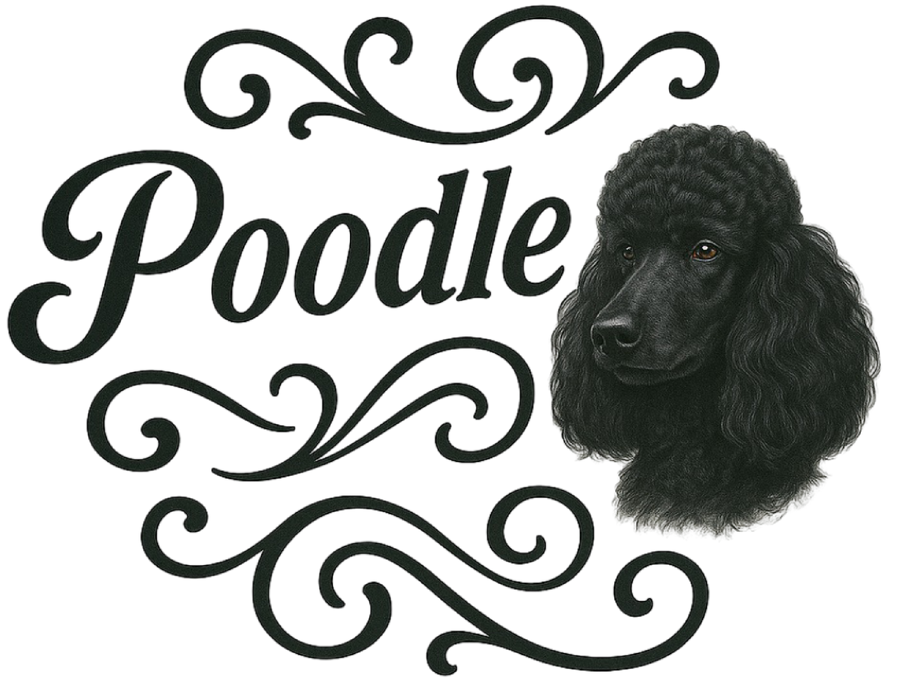 Poodle Portrait & Script