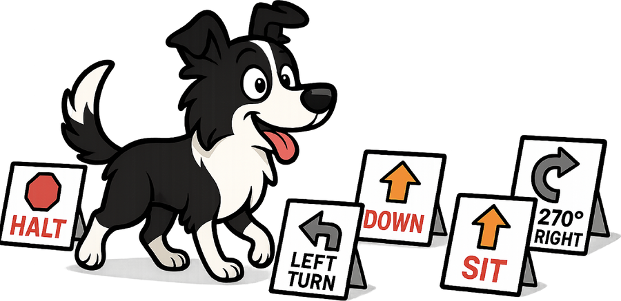 Rally Signs - Border Collie