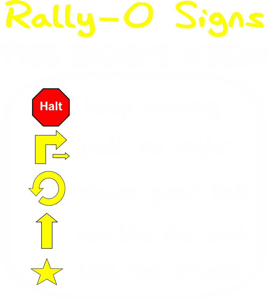 Rally-O Signs: The Dog's View