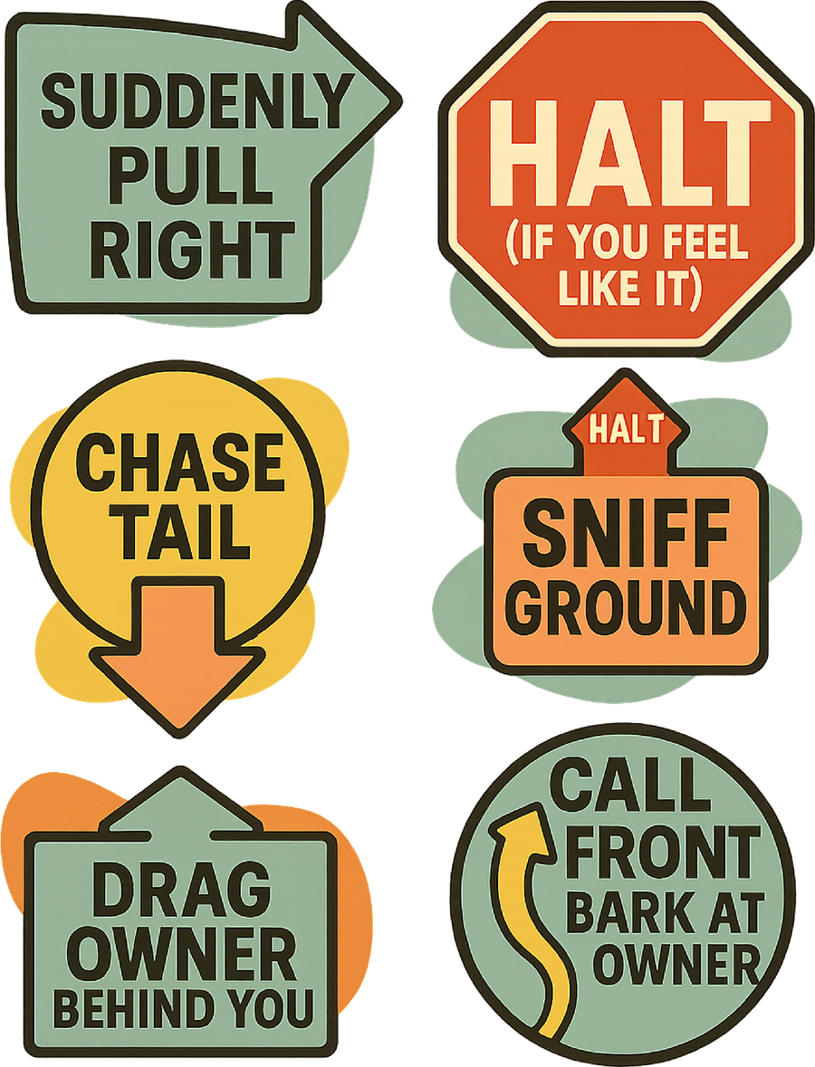 Rally Signs: Suddenly Pull Right