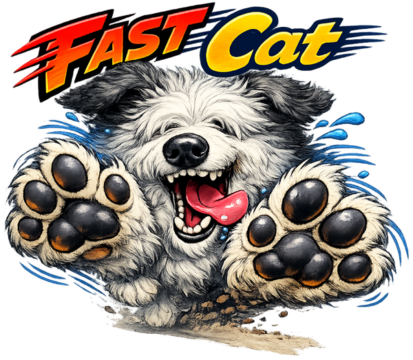 Fast CAT Big Paws - Sheepdog