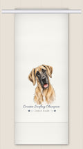 Great Dane - Fawn tea towel - Counter Surfing Champion