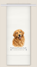 Golden Retriever tea towel - Professional Counter Surfer